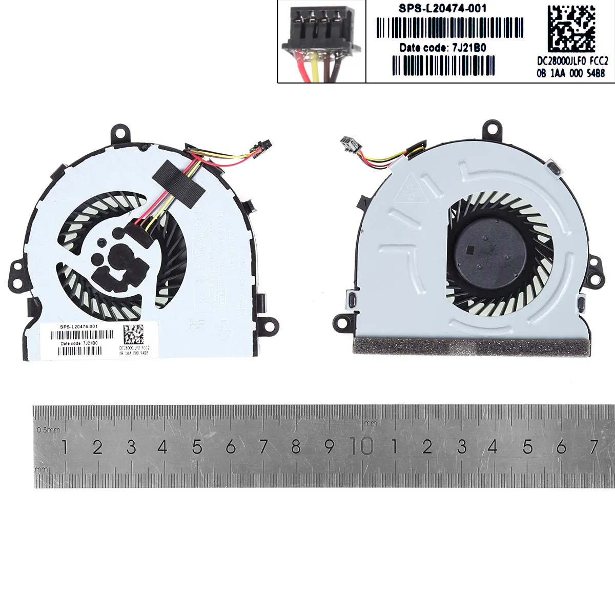 Picture of Laptop fan for HP 15-DB 15Q-DX  C129 C130  L20474-001,ORG